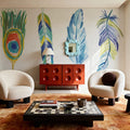 Rainbow Feathers I Mural Wallpaper - room preview 04