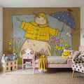 Seasonal Snowman IV Mural Wallpaper - room preview 04
