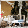 Skyline Longhorn Mural Wallpaper - room preview 04