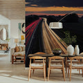 Twilight Velocity Mural Wallpaper - room preview 04