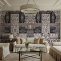 German Renaissance, Pink Mural Wallpaper - room preview 04