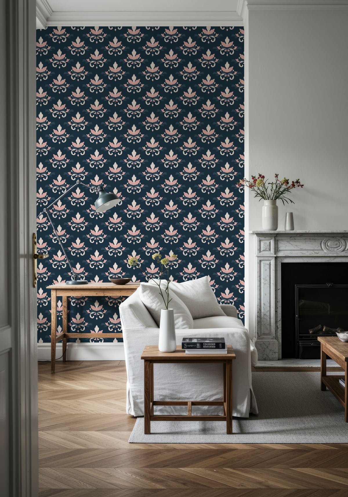 Heritage Blooms Mural Wallpaper - room preview 04