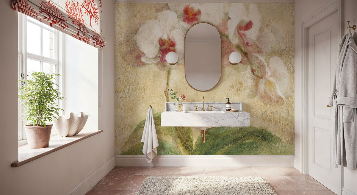 Dreamy Orchids I Mural Wallpaper - room preview 04