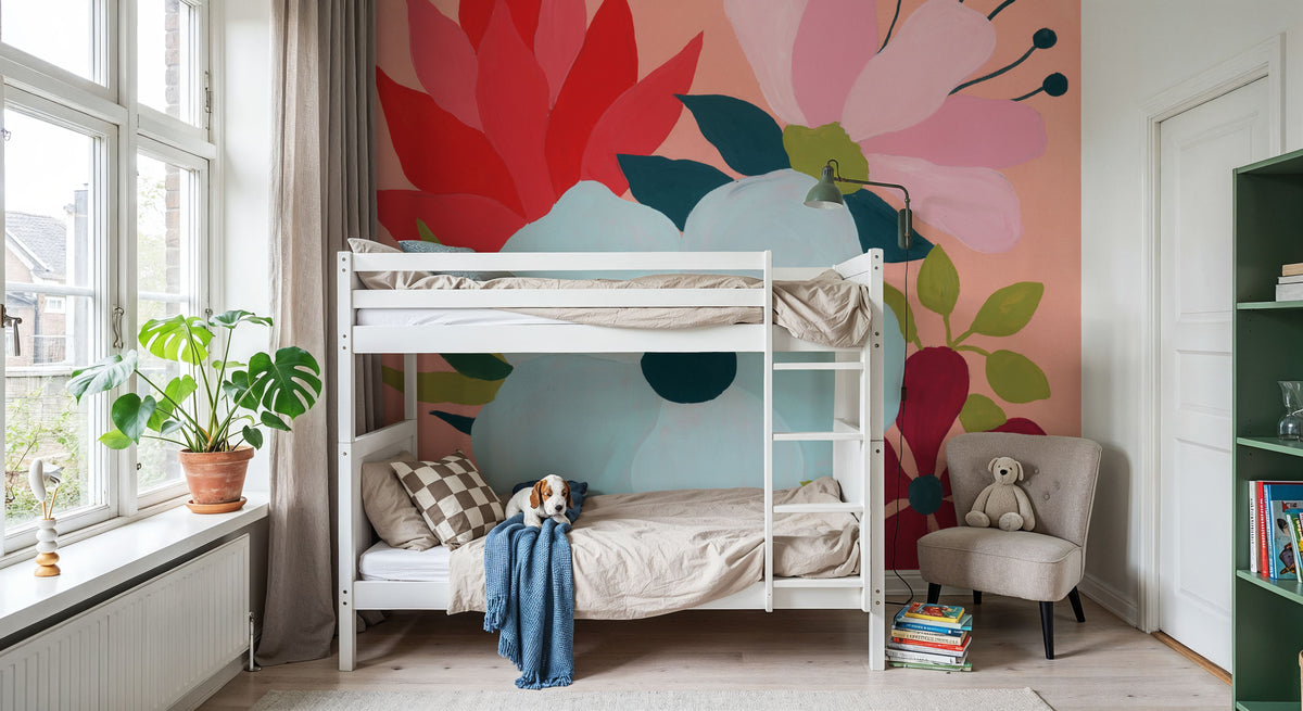 Pretty Florals I Mural Wallpaper - room preview 04