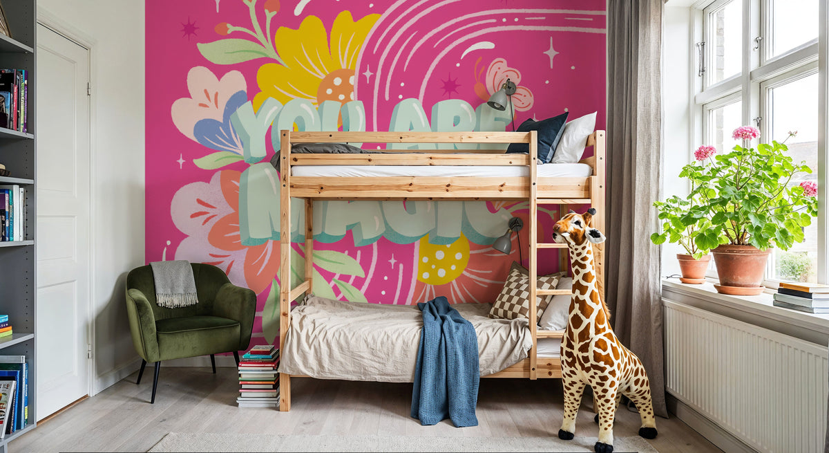 You Are Magic Mural Wallpaper - room preview 04