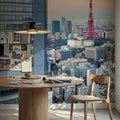 Shimbashi Skyscrapers Mural Wallpaper - room preview 04