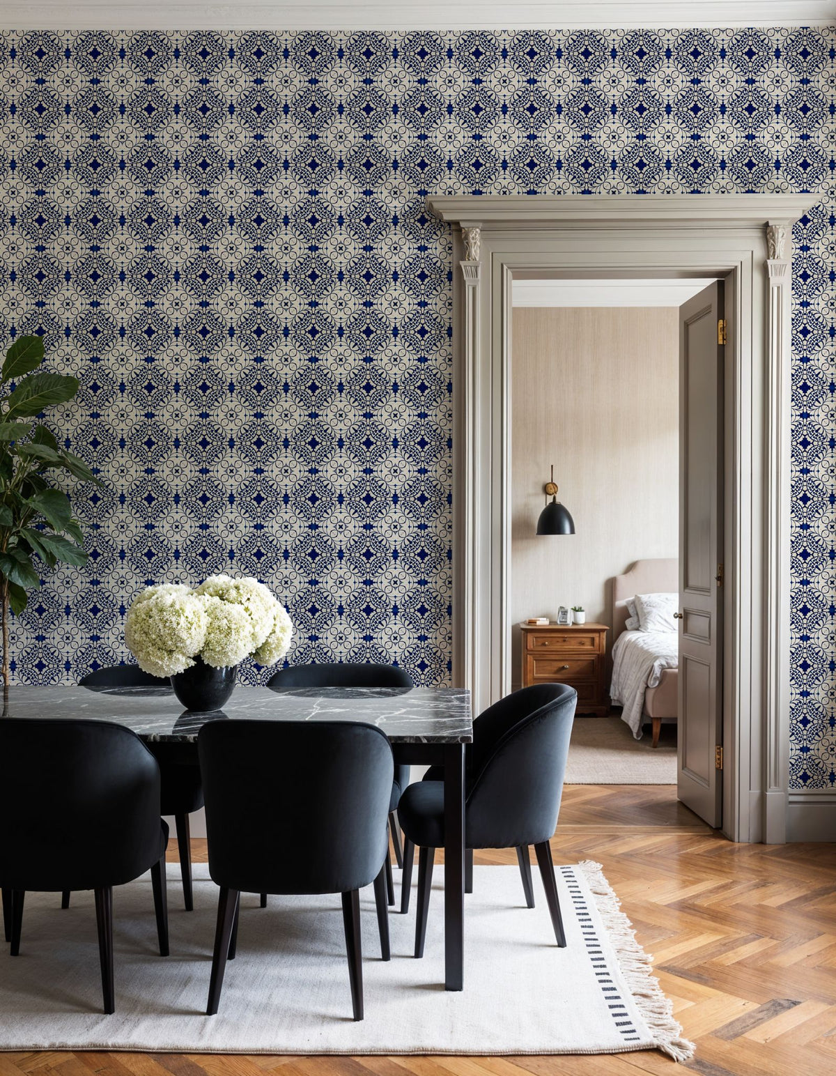 Nara Peony Buds Mural Wallpaper - room preview 04