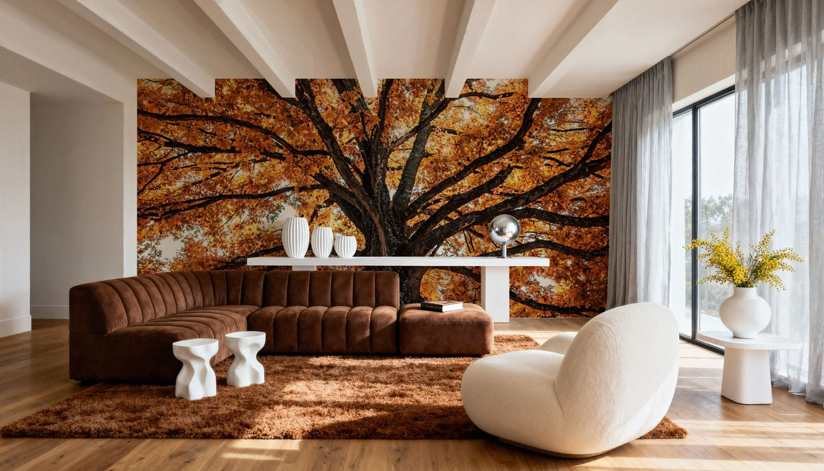 Fall Crown Mural Wallpaper - room preview 04