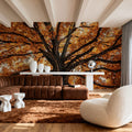Fall Crown Mural Wallpaper - room preview 04