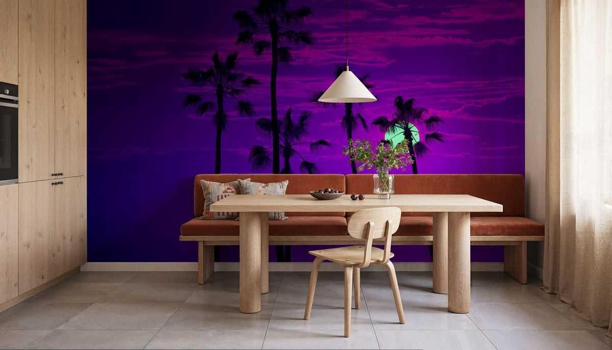 Manhattan Beach Sunset Mural Wallpaper - room preview 04