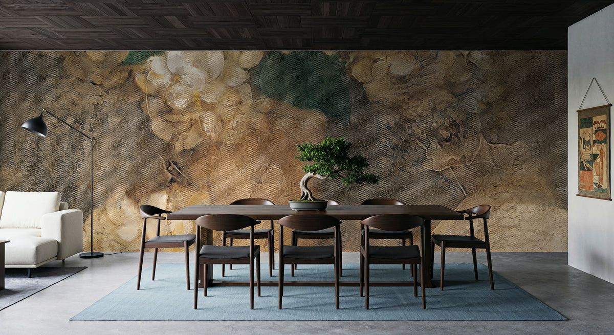 Bouquet of Hydrangeas Mural Wallpaper - room preview 04