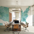 US State Map - Lia Mural Wallpaper - room preview 04