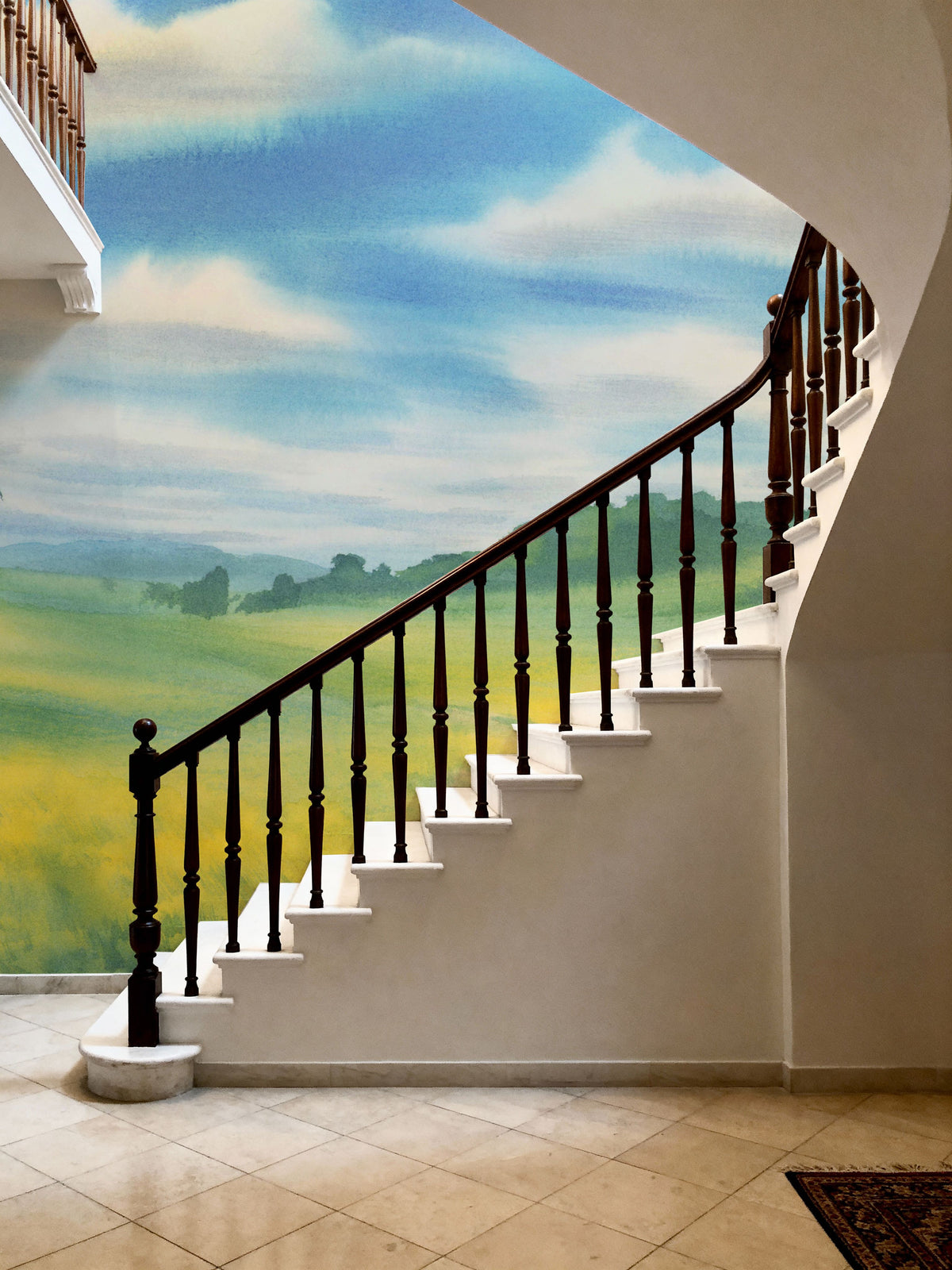 Meadow Path Mural Wallpaper - room preview 04