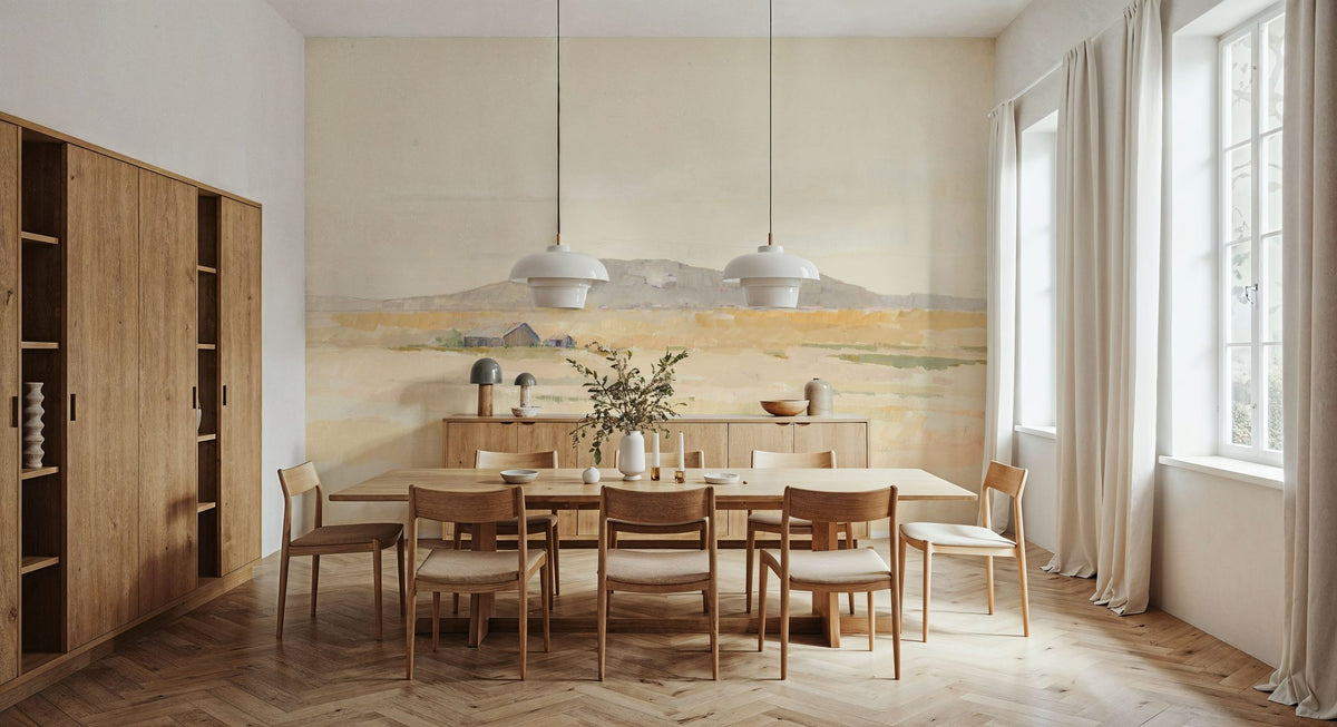 Buttermilk Sky Mural Wallpaper - room preview 04