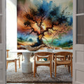 Lonely Tree Starry Night Mural Wallpaper - room preview 04