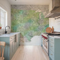 US Map Detailed - Oriole Mural Wallpaper - room preview 04