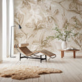 Orchids on Water Mural Wallpaper - room preview 04