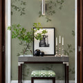 Oak Hollow, Jade Mural Wallpaper - room preview 04