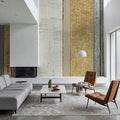 Beachscape VIII Gold Neutral Mural Wallpaper - room preview 04