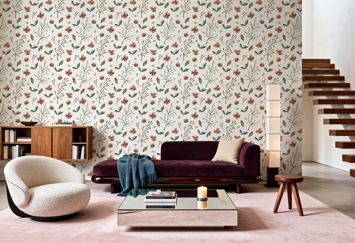 Sweet Flowers Mural Wallpaper - room preview 04