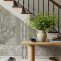 Plant Fantasy Ornament, Sage Mural Wallpaper - room preview 04