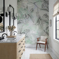 Orchids on Water Mural Wallpaper - Edition 4 - room preview 04