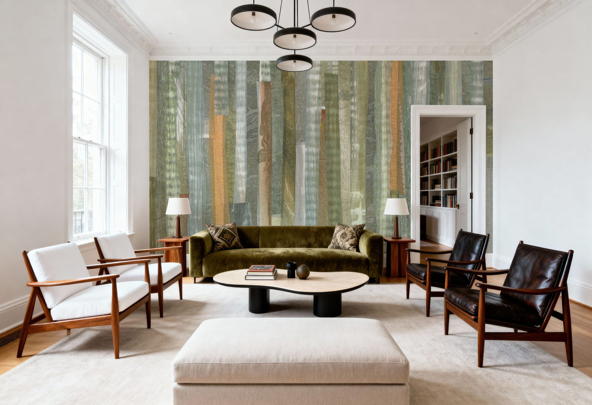 River Trout Study I Mural Wallpaper - room preview 04