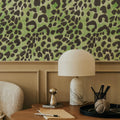 Summer Paws Green Mural Wallpaper - room preview 04