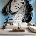 Moon Girl II Mural Wallpaper - room preview 04