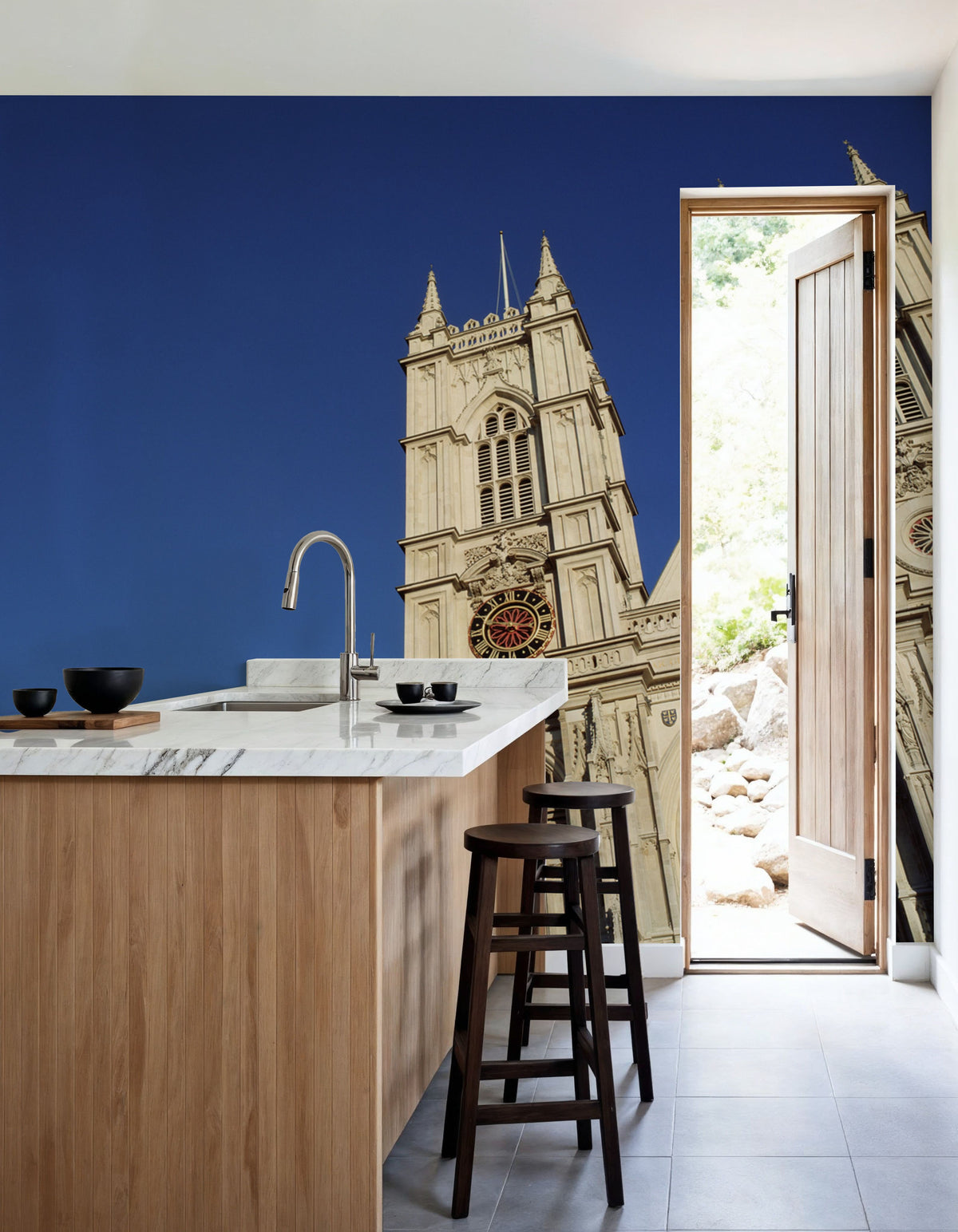 Gothic Cathedral Majesty Mural Wallpaper - room preview 04