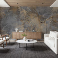Retro Sunny Palms Mural Wallpaper - room preview 04