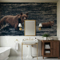 Crossing Neutral Mural Wallpaper - room preview 04