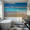Mediterranean Beach Mural Wallpaper - room preview 04
