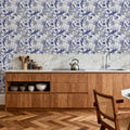 Ocean Miracles, Blue Mural Wallpaper - room preview 04
