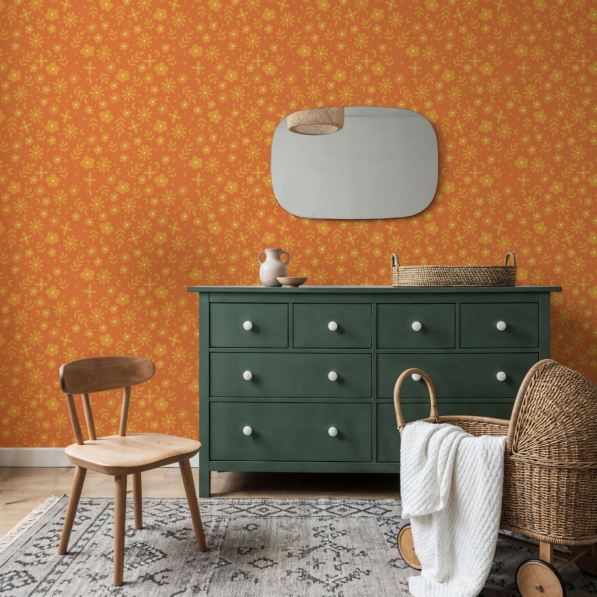 The Red Dog Saloon Mural Wallpaper - room preview 04
