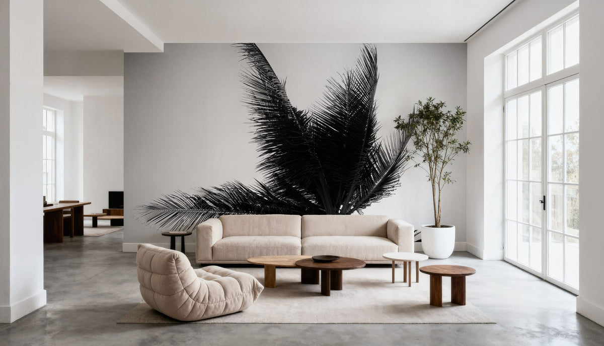 Palm Tree Looking Up IV Mural Wallpaper - room preview 04