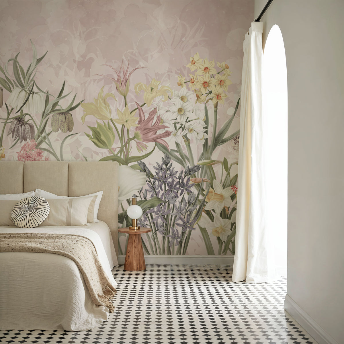 Happy Spring Flowers Mural Wallpaper - Edition 4 - room preview 04