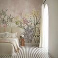 Happy Spring Flowers Mural Wallpaper - Edition 4 - room preview 04