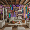 Wonderland Church Mural Wallpaper - room preview 04