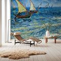 Seascape At Saintes-Maries Mural Wallpaper - room preview 04