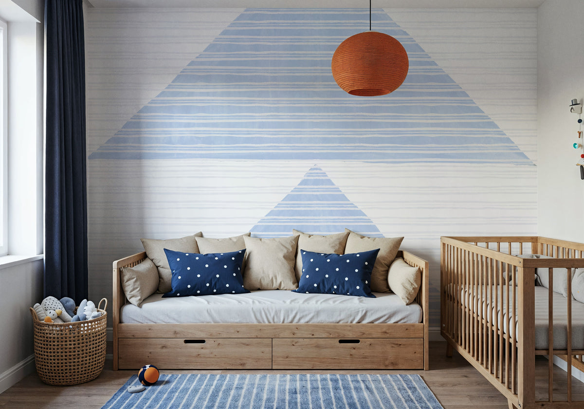Geo Abstract I Mural Wallpaper - room preview 04