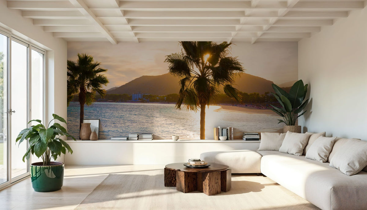 See Through Palms Mural Wallpaper - room preview 04