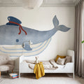 Skipper Whale Mural Wallpaper - room preview 04