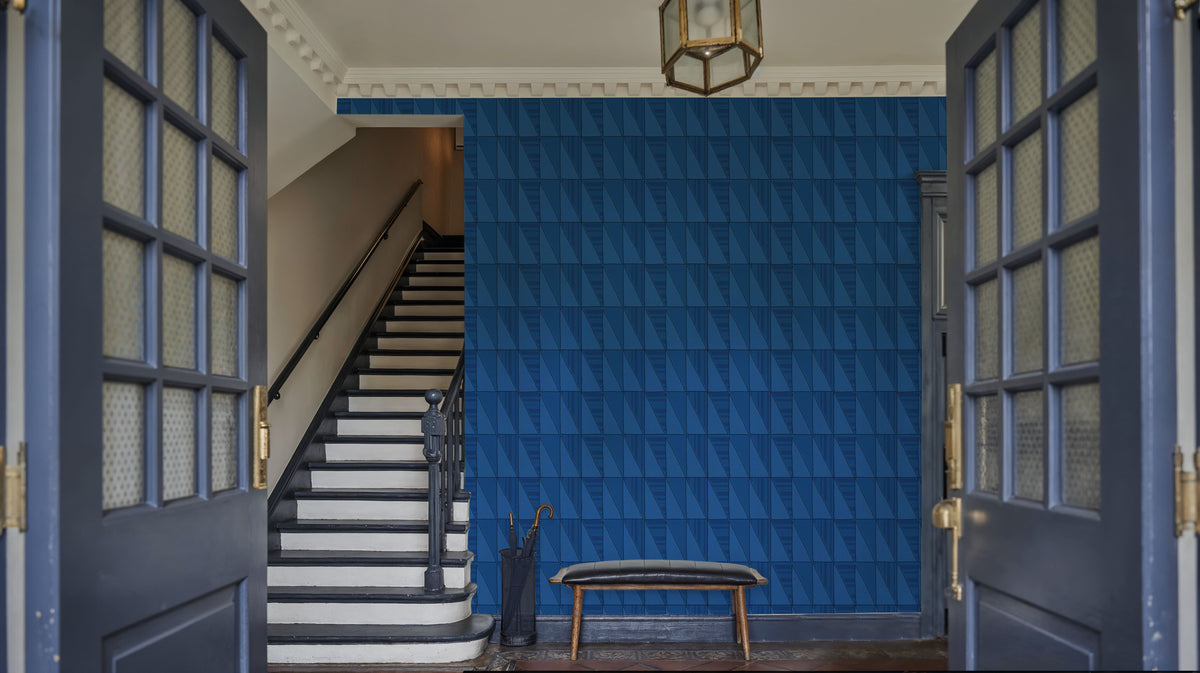 Seafood Shanty Blue III Mural Wallpaper - room preview 04