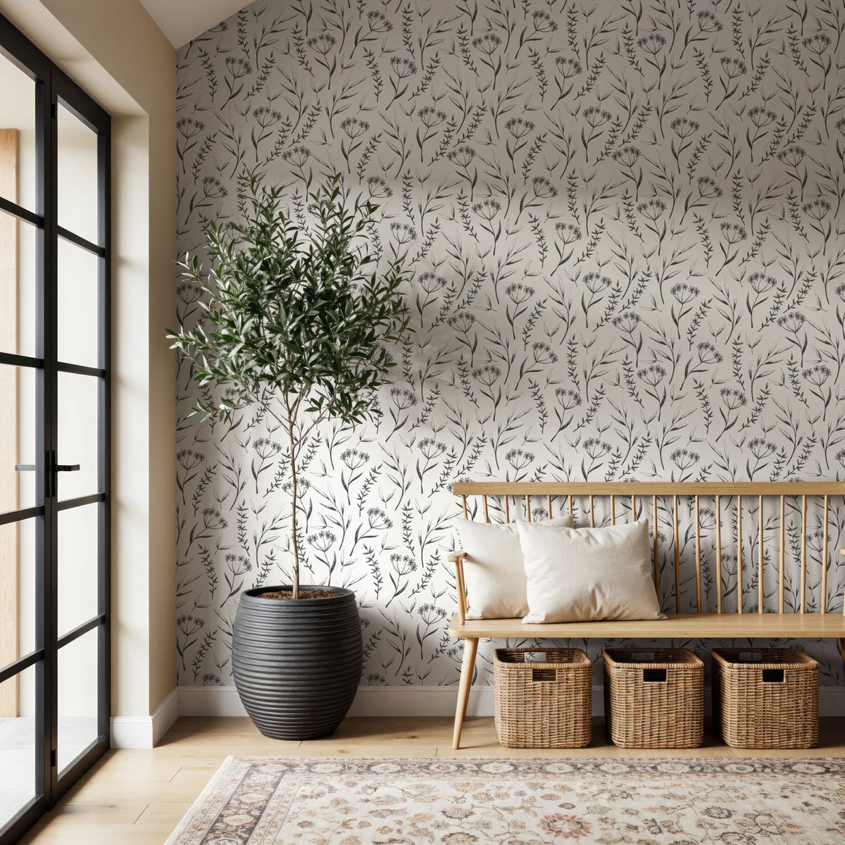 Snowshill Mural Wallpaper - room preview 04