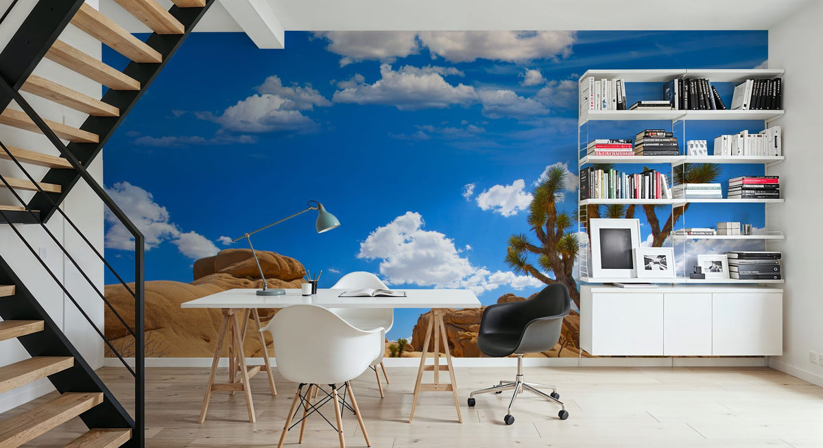 Joshua Tree Blue IV Mural Wallpaper - room preview 04