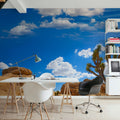 Joshua Tree Blue IV Mural Wallpaper - room preview 04
