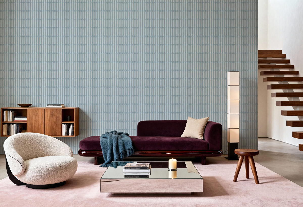 Bamboo Stripes, Sky Mural Wallpaper - room preview 04