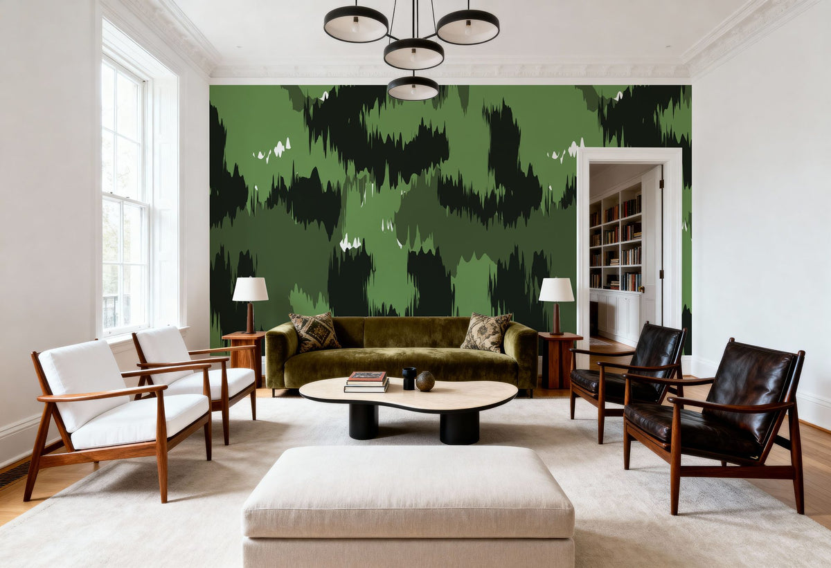 Dwellpaper Abstract Army Mural Wallpaper image 4