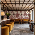 Parrots Jungle, Red Mural Wallpaper - room preview 04